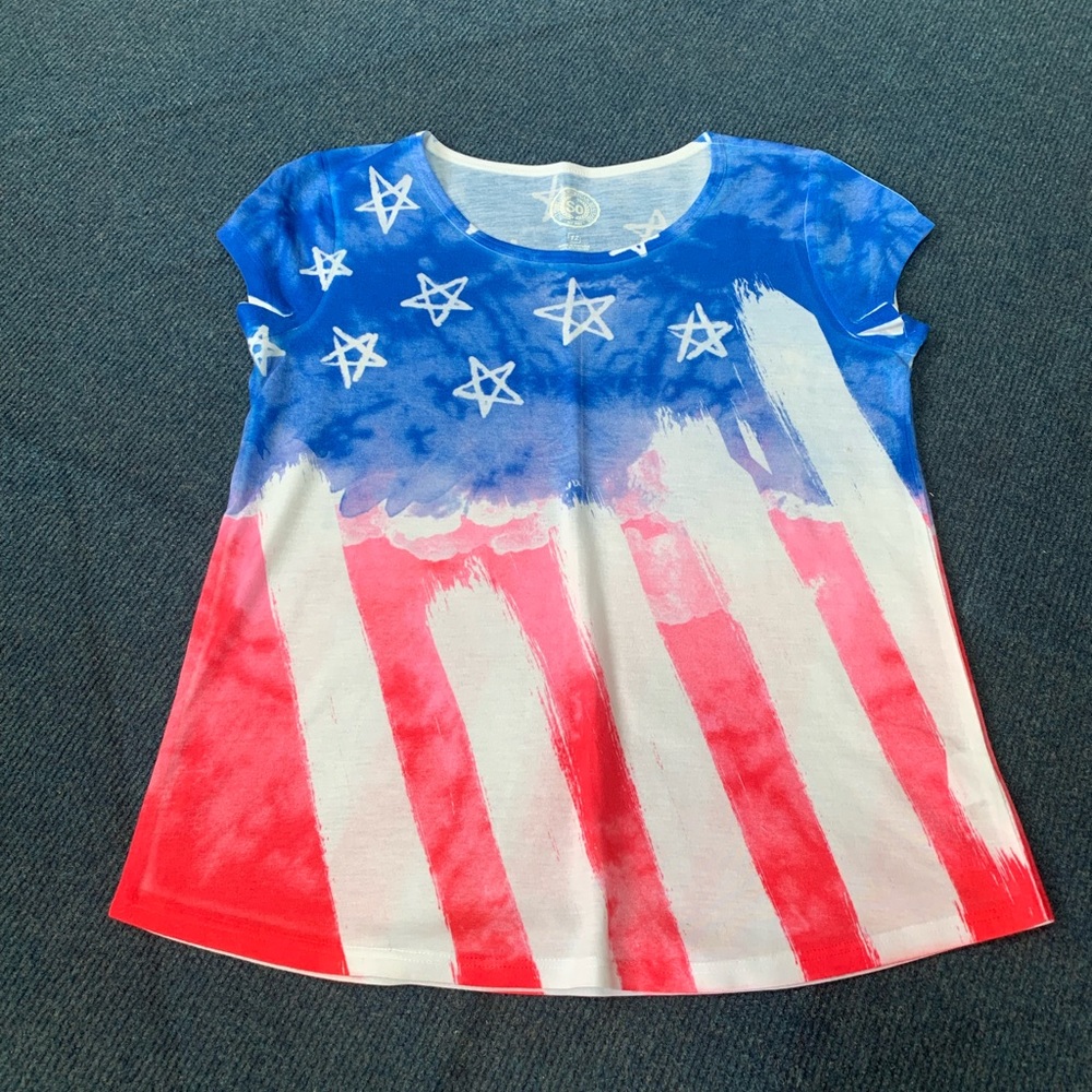 Girls patriotic shirt